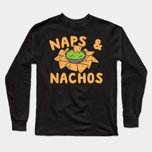 Naps & Nachos Long Sleeve T-Shirt